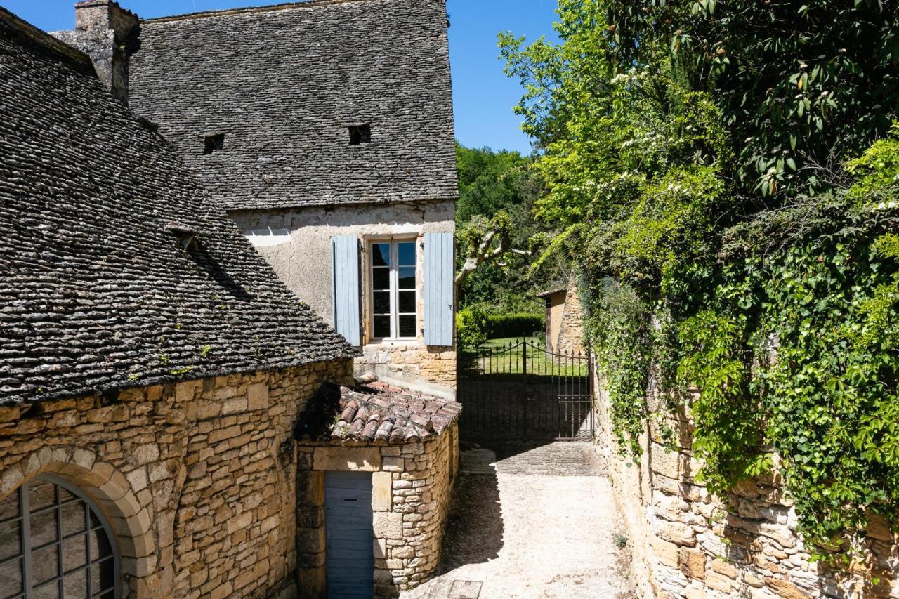 Au Coeur De Beynac, Superbe Maison Du 14Eme Siecle Avec Jardin Panoramique Exterior photo
